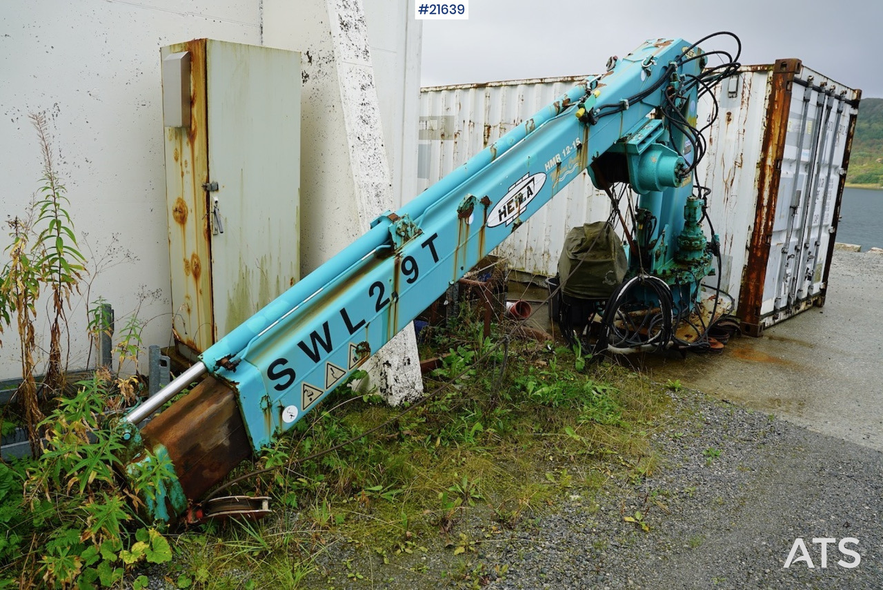 Heila Heila HMR12-1S kran med vinsj (stått på båt) - עגורן מעמיס: תמונה 1 Heila Heila HMR12-1S kran med vinsj (stått på båt) - עגורן מעמיס: תמונה 1