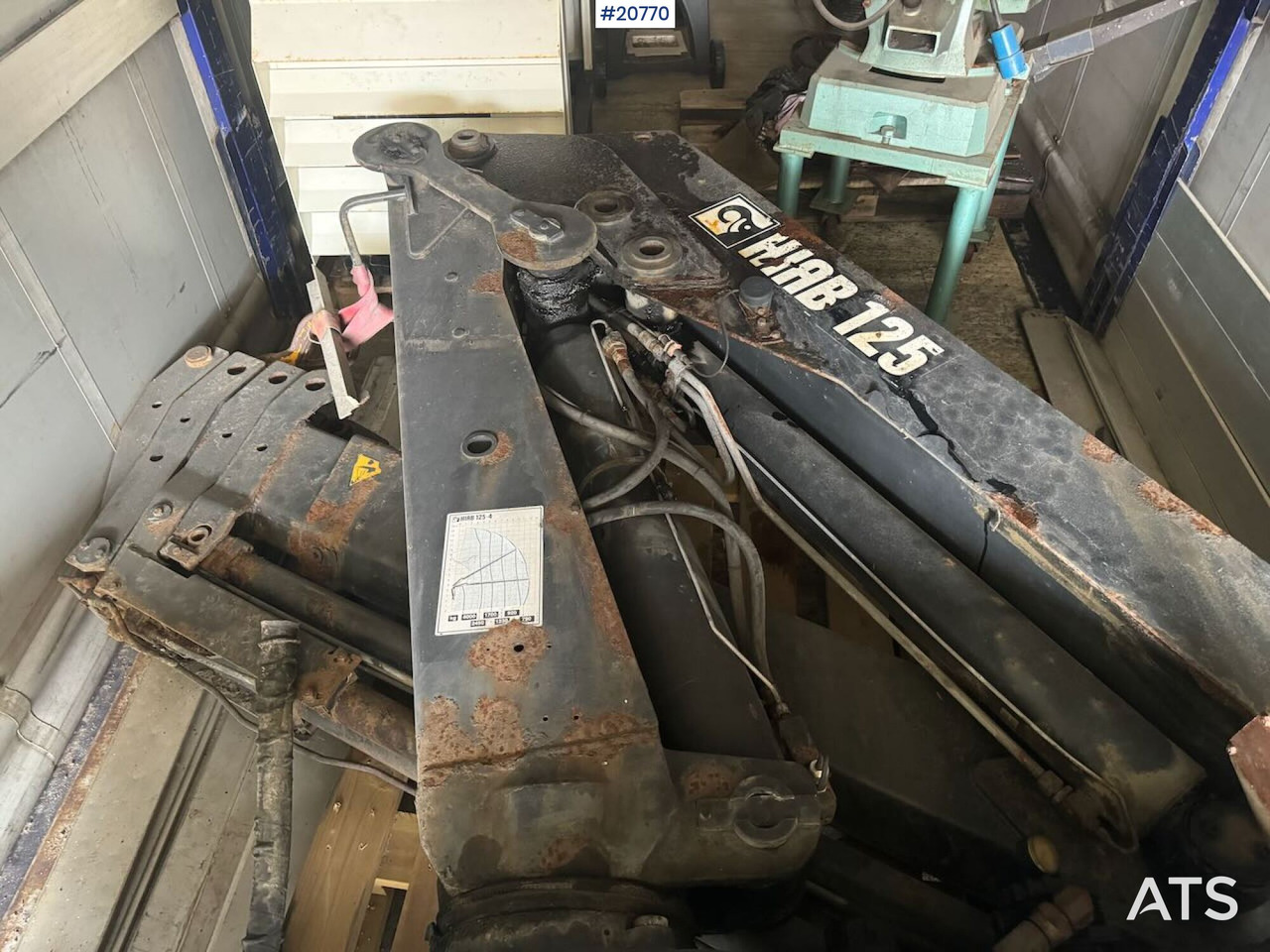 Hiab 125-4 - עגורן מעמיס: תמונה 3 Hiab 125-4 - עגורן מעמיס: תמונה 3