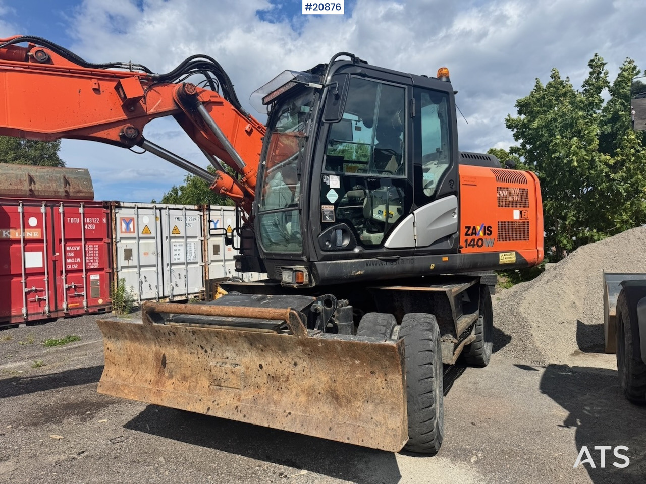 Hitachi ZX140W-5B - מחפר גלגלים: תמונה 3 Hitachi ZX140W-5B - מחפר גלגלים: תמונה 3