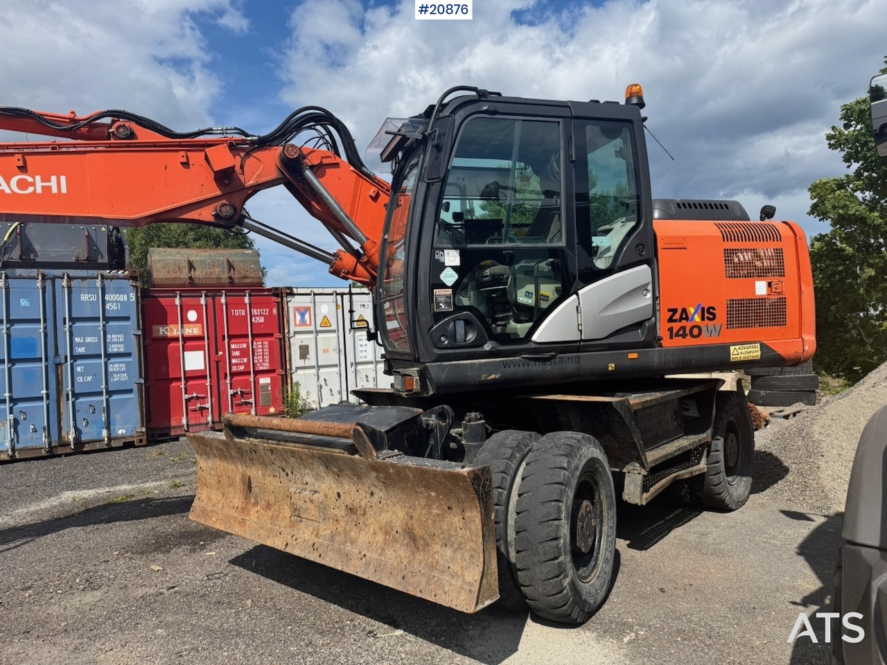 Hitachi ZX140W-5B - מחפר גלגלים: תמונה 4 Hitachi ZX140W-5B - מחפר גלגלים: תמונה 4