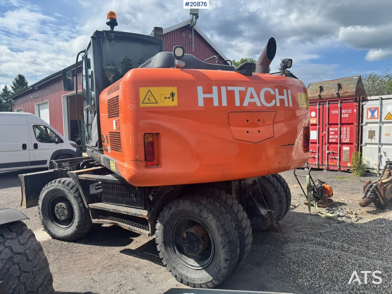 Hitachi ZX140W-5B - מחפר גלגלים: תמונה 5 Hitachi ZX140W-5B - מחפר גלגלים: תמונה 5