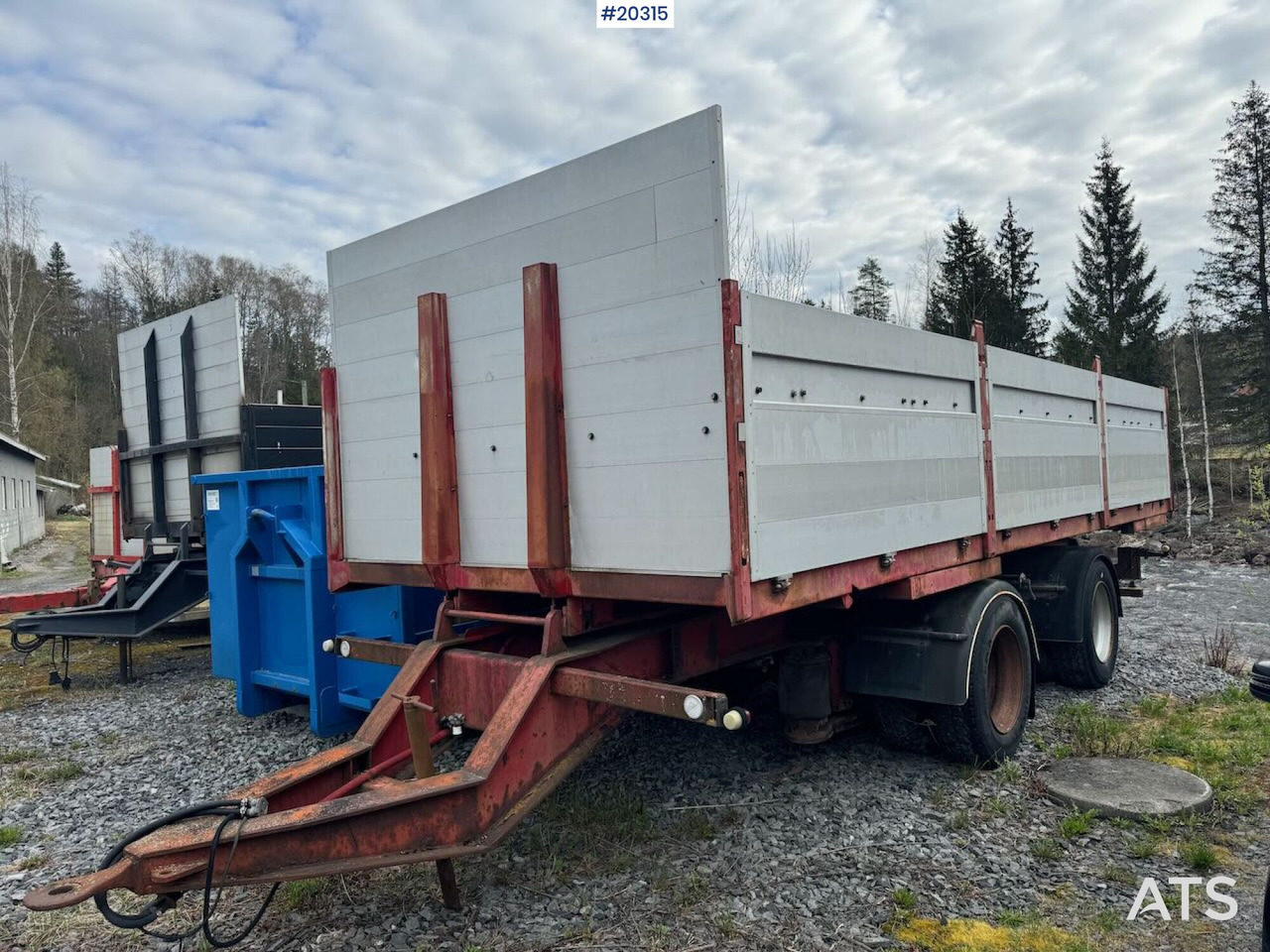 Istrail Plankjerre - קרון נגרר צד נופל/ שטוח: תמונה 1 Istrail Plankjerre - קרון נגרר צד נופל/ שטוח: תמונה 1