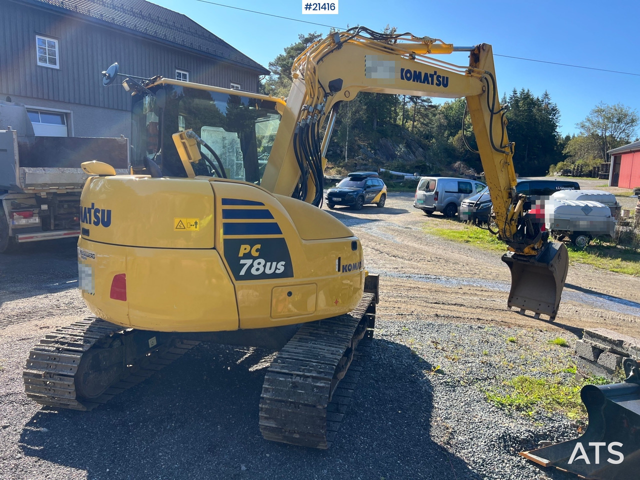 מחפר סורק Komatsu PC78US: תמונה 8