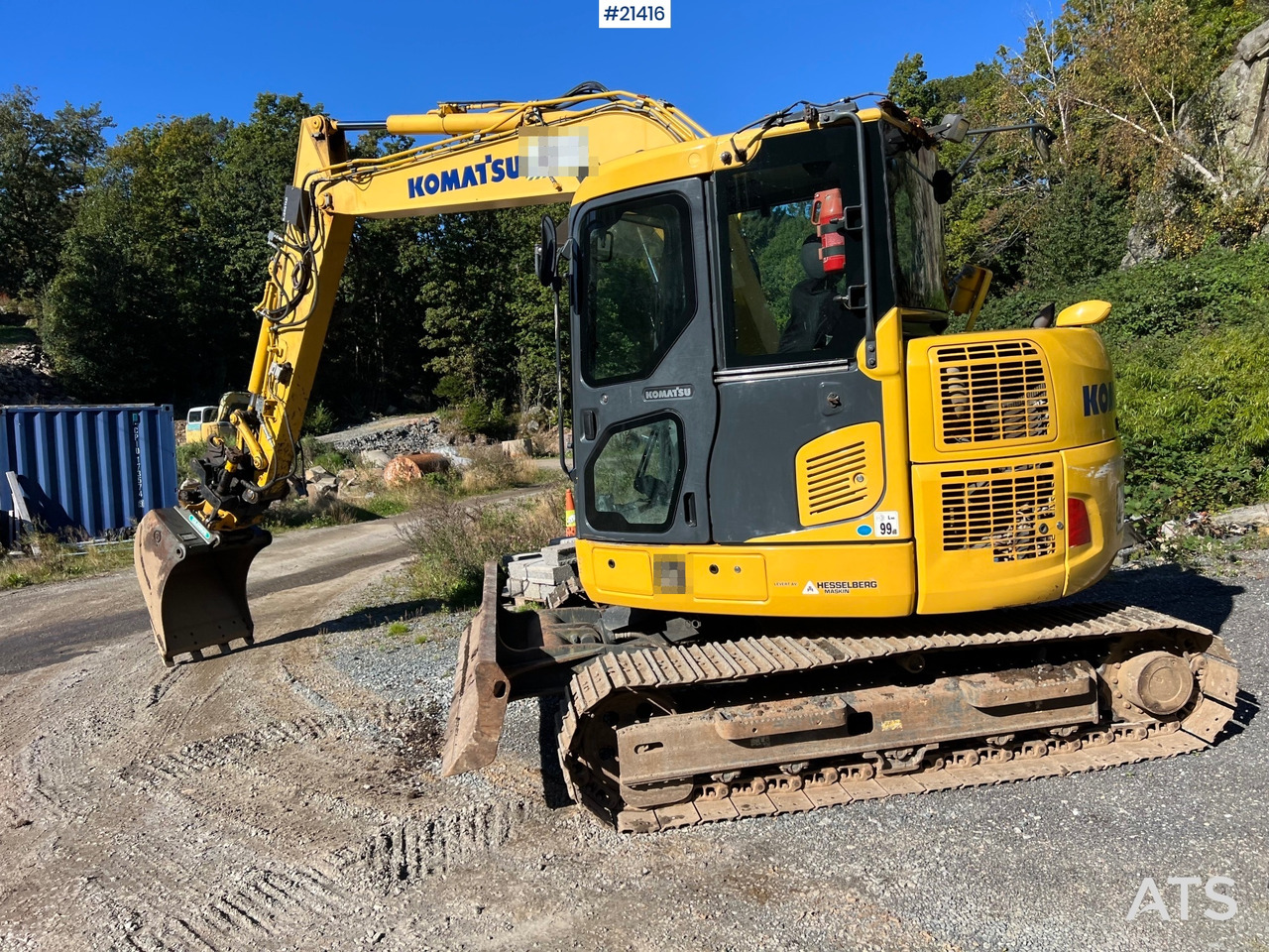 מחפר סורק Komatsu PC78US: תמונה 13