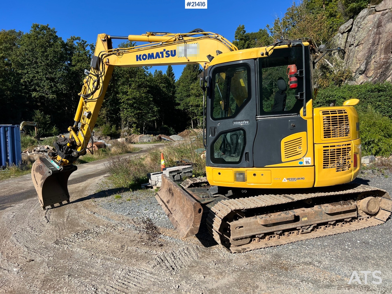 מחפר סורק Komatsu PC78US: תמונה 14