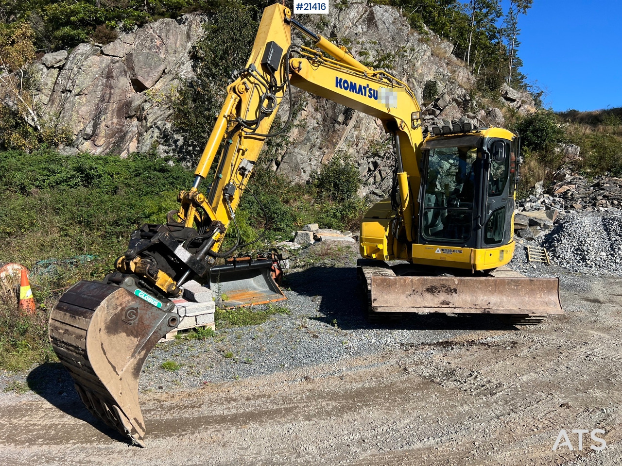 Komatsu PC78us Gravemaskin m/ Rototilt, pusseskuffe, smalskuffe og graveskuffe - מחפר סורק: תמונה 3 Komatsu PC78us Gravemaskin m/ Rototilt, pusseskuffe, smalskuffe og graveskuffe - מחפר סורק: תמונה 3