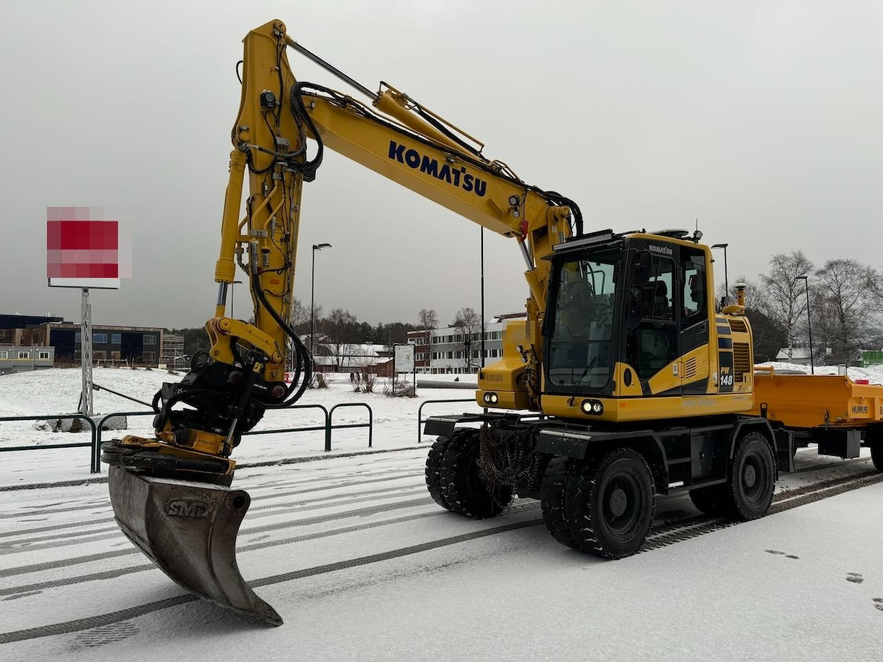 Komatsu PW148-11 - מחפר גלגלים: תמונה 1 Komatsu PW148-11 - מחפר גלגלים: תמונה 1