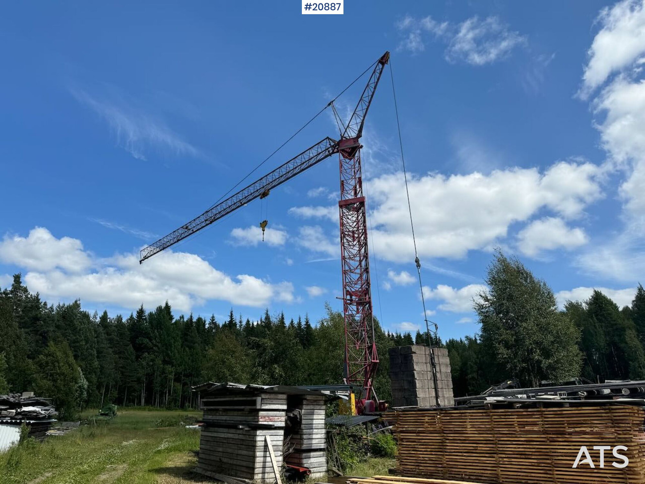 Krøll K35E Tårnkran - עגורן מגדל: תמונה 1 Krøll K35E Tårnkran - עגורן מגדל: תמונה 1