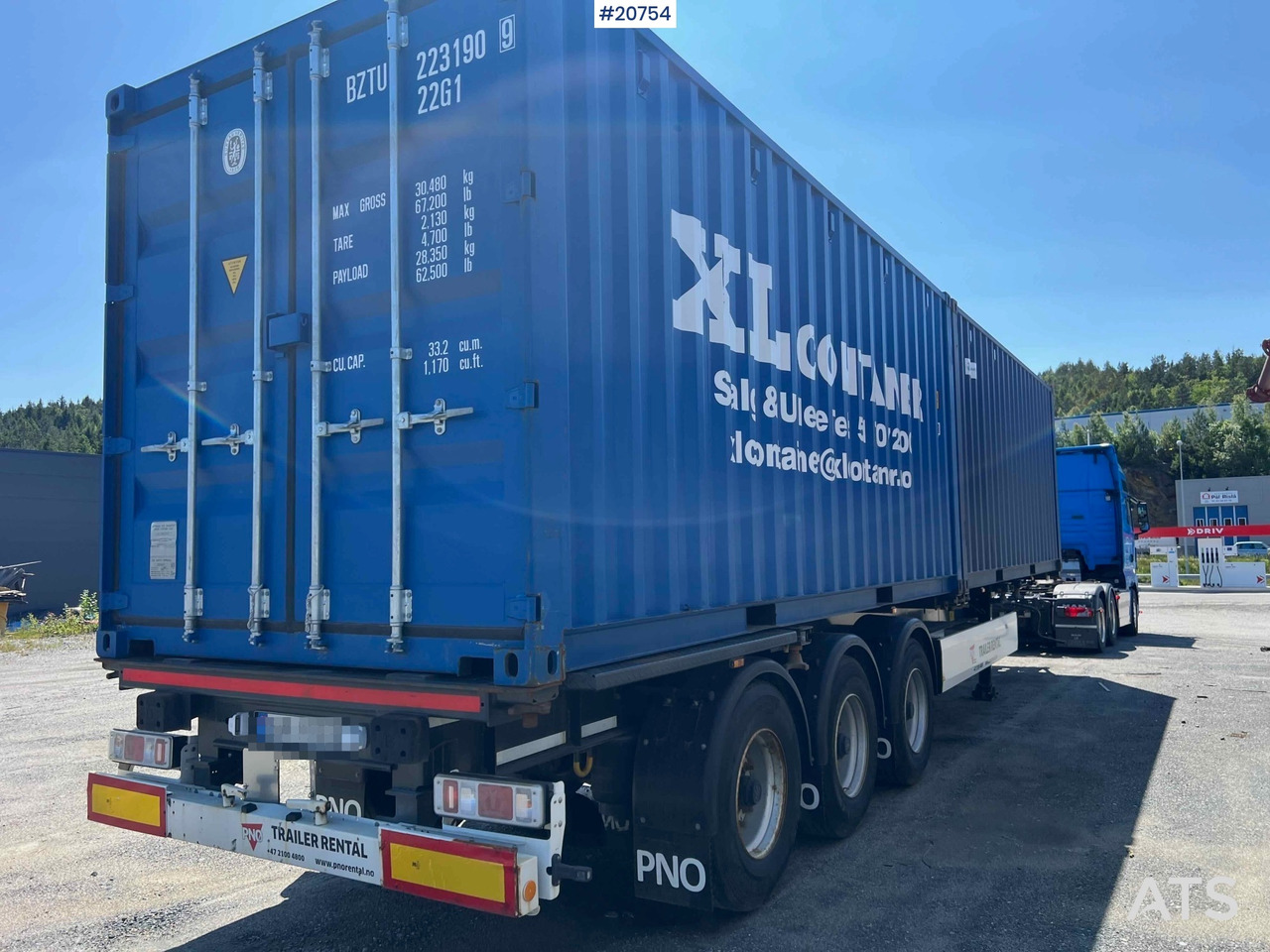 Krone containerhenger - סמיטריילר מוביל מכולות/ החלפת גוף: תמונה 3 Krone containerhenger - סמיטריילר מוביל מכולות/ החלפת גוף: תמונה 3