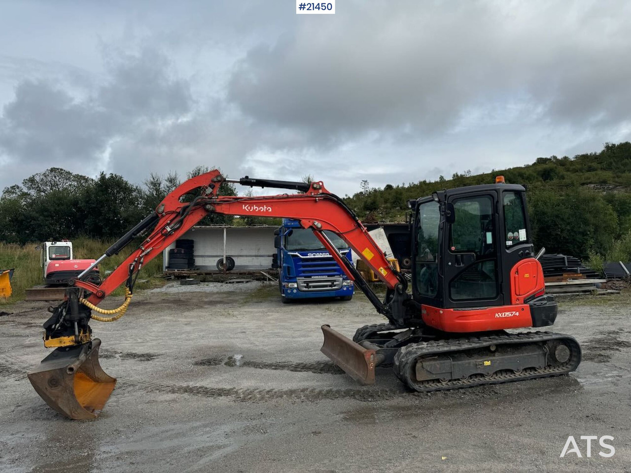 Kubota KX 057-4 - מחפר סורק: תמונה 2 Kubota KX 057-4 - מחפר סורק: תמונה 2