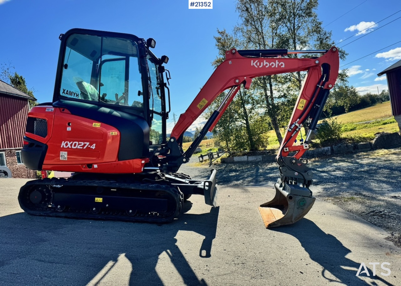 מיני מחפר Kubota KX027-4: תמונה 7