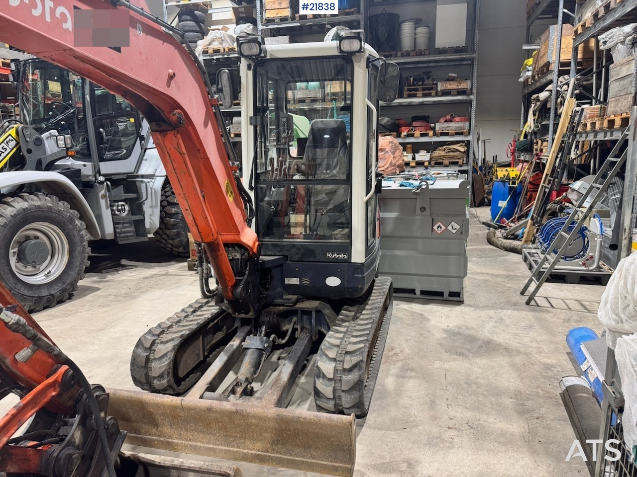 Kubota KX101-3 Minigraver m/ Skuffe og Klype. - מיני מחפר: תמונה 4 Kubota KX101-3 Minigraver m/ Skuffe og Klype. - מיני מחפר: תמונה 4