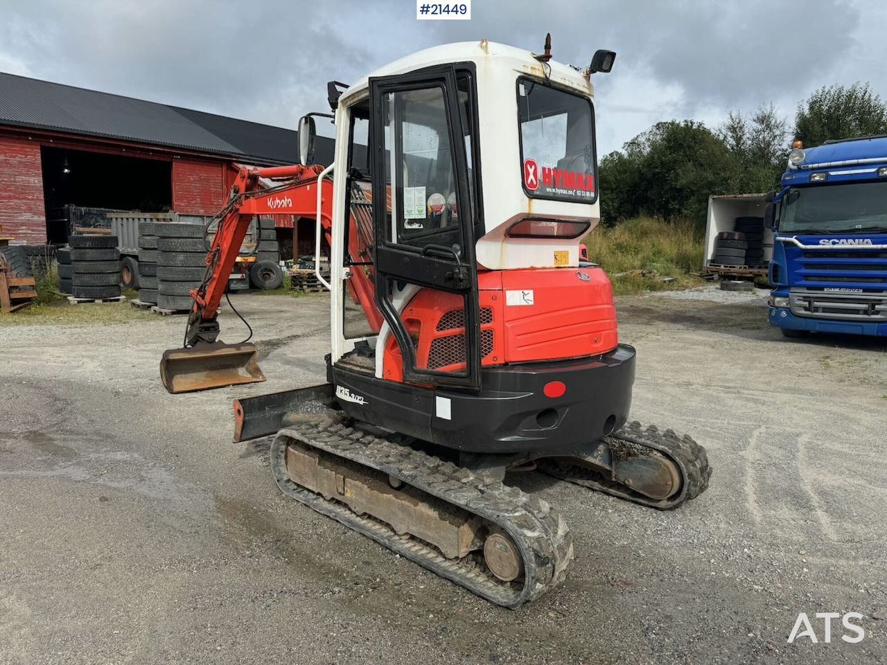 Kubota U35-3 - מיני מחפר: תמונה 3 Kubota U35-3 - מיני מחפר: תמונה 3