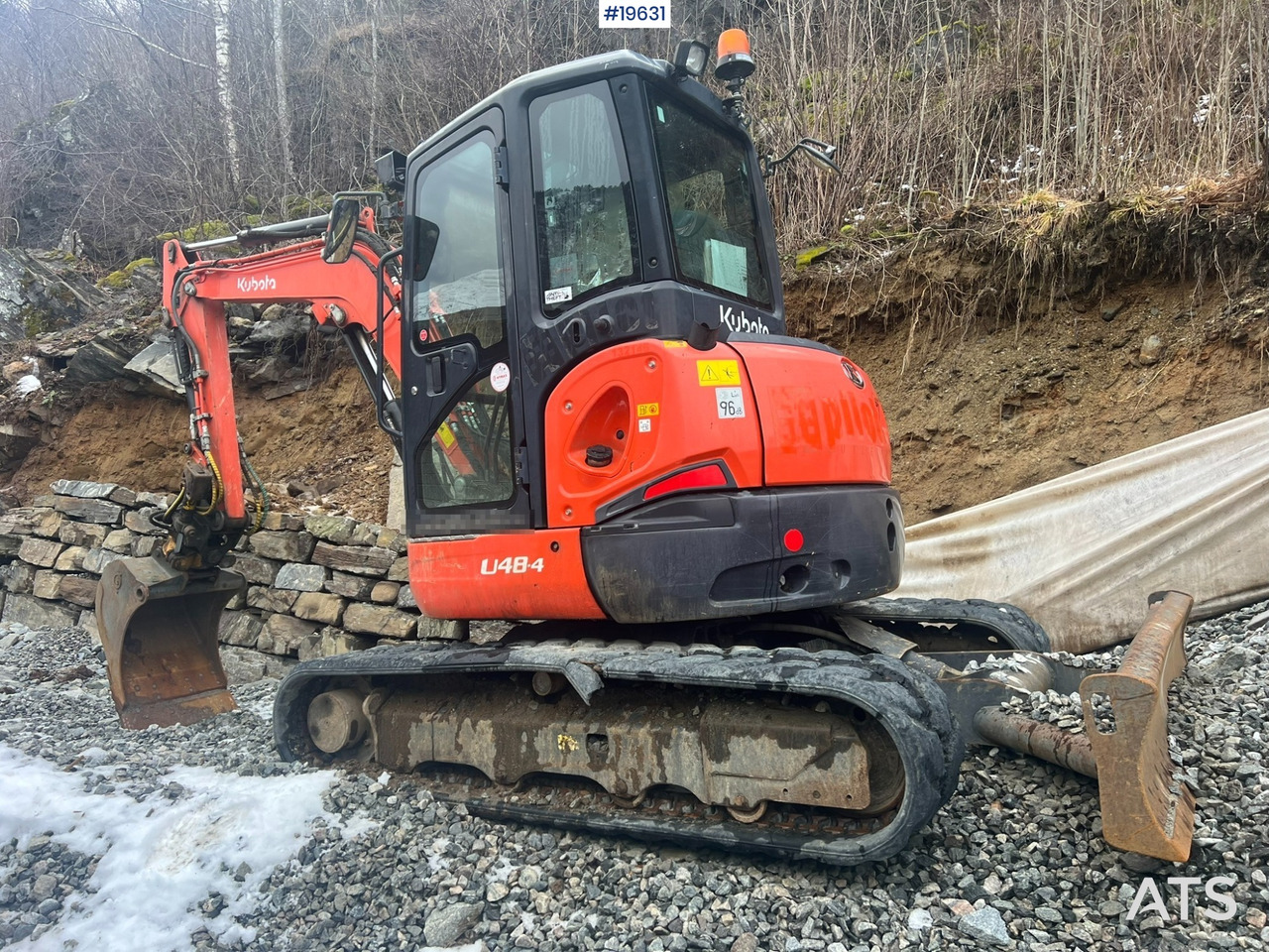 Kubota U48-4 - מחפר: תמונה 3 Kubota U48-4 - מחפר: תמונה 3