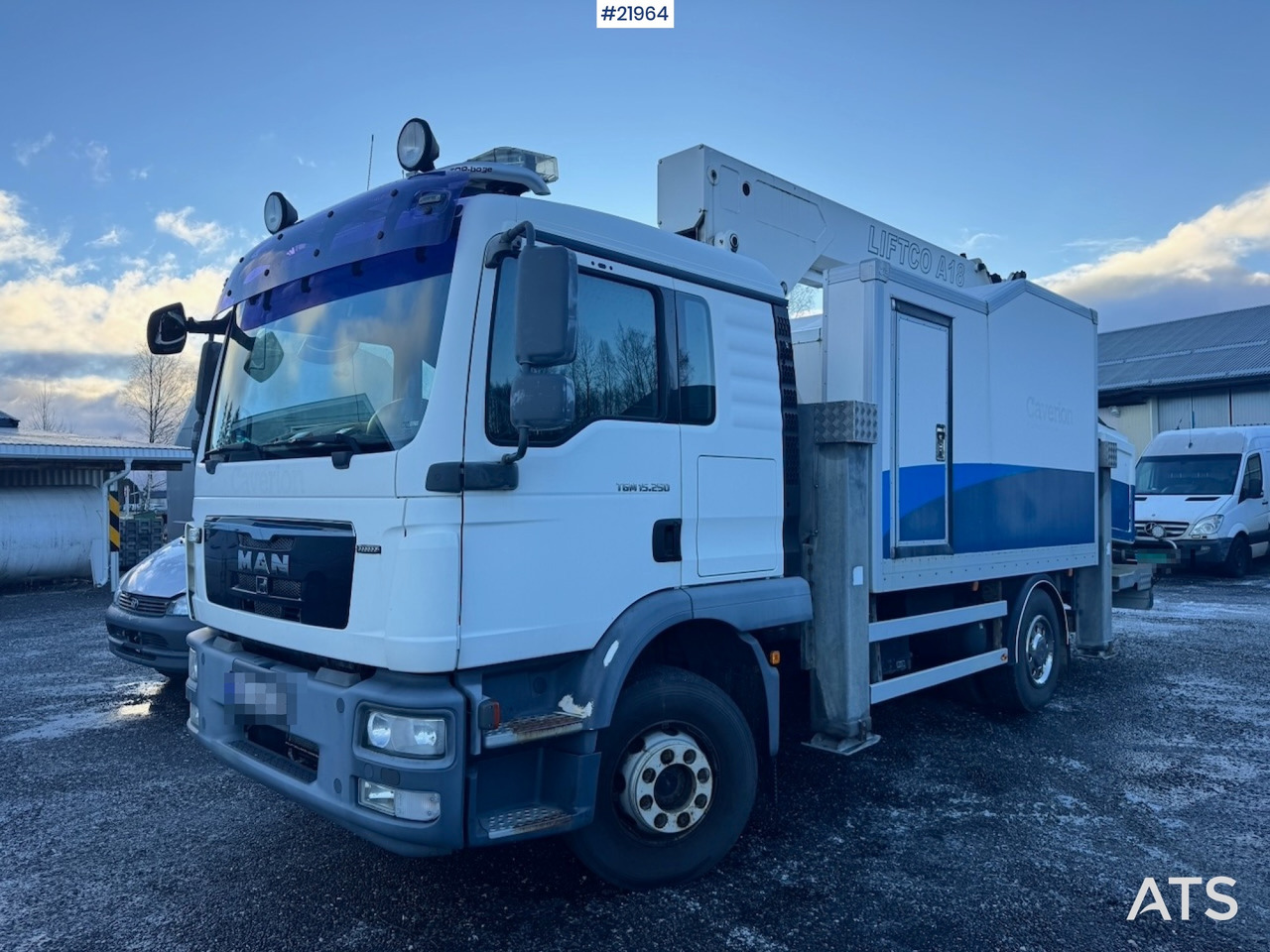 MAN 2010 MAN TGM 15.250 Liftbil m/ 18 m Arbeidshøyde. 132 000 km! - פלטפורמה אווירית מותקנת על משאית: תמונה 1 MAN 2010 MAN TGM 15.250 Liftbil m/ 18 m Arbeidshøyde. 132 000 km! - פלטפורמה אווירית מותקנת על משאית: תמונה 1