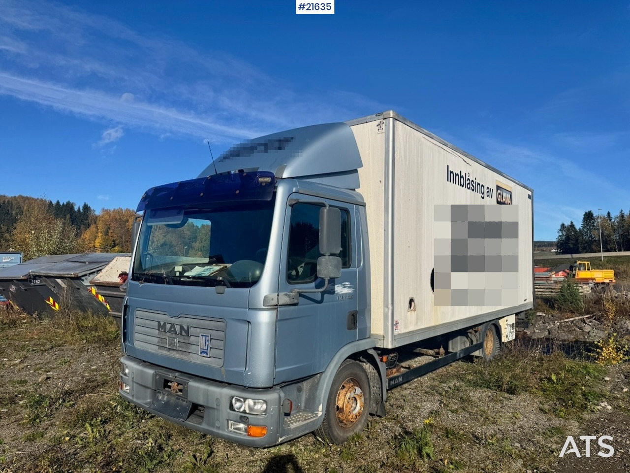 MAN MAN TGL 8.180 4x2 Skapbil - משאית תיבה: תמונה 1 MAN MAN TGL 8.180 4x2 Skapbil - משאית תיבה: תמונה 1