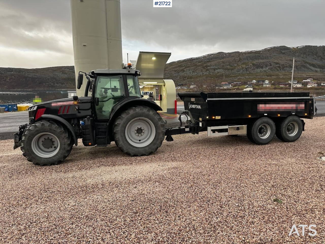 Massey Ferguson 7719 S 4x4 brøyterigget traktor m/ 2 sett dekk, snøfres og henger. SE VIDEO - טרקטור חקלאי: תמונה 2 Massey Ferguson 7719 S 4x4 brøyterigget traktor m/ 2 sett dekk, snøfres og henger. SE VIDEO - טרקטור חקלאי: תמונה 2