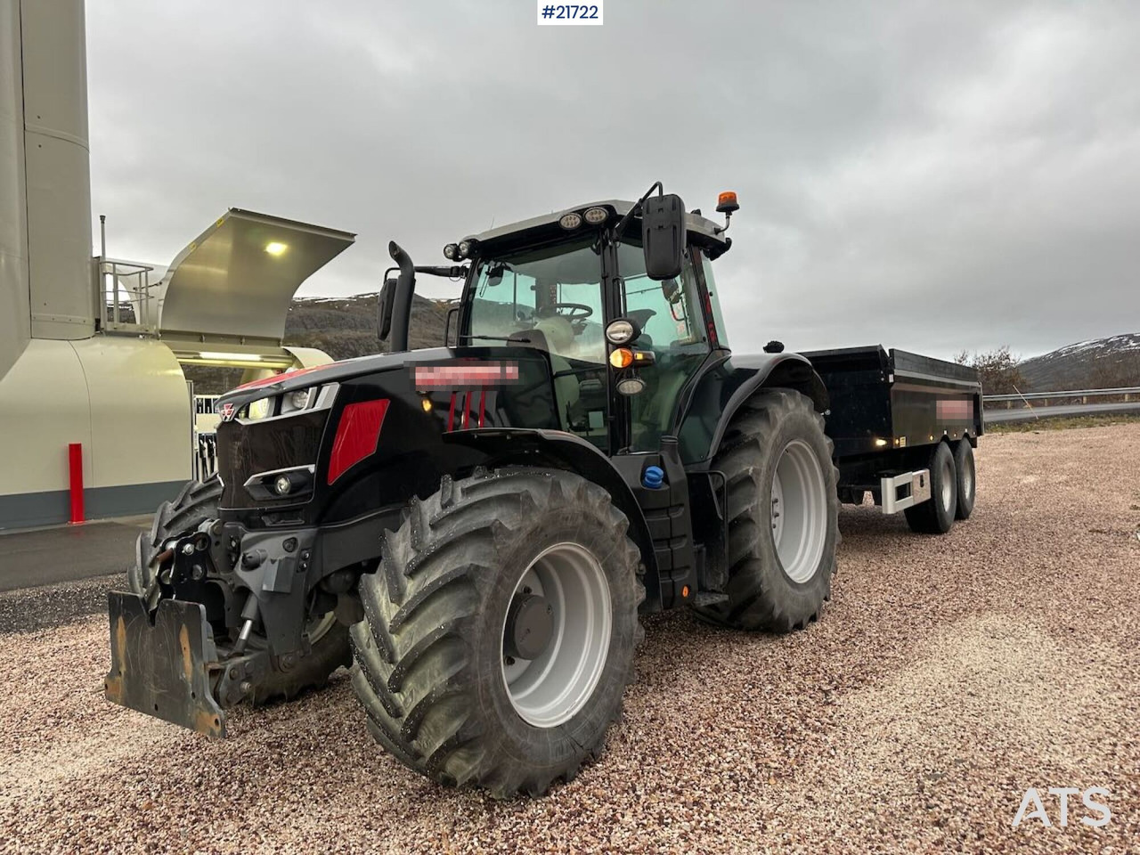 Massey Ferguson 7719 S 4x4 brøyterigget traktor m/ 2 sett dekk, snøfres og henger. SE VIDEO - טרקטור חקלאי: תמונה 1 Massey Ferguson 7719 S 4x4 brøyterigget traktor m/ 2 sett dekk, snøfres og henger. SE VIDEO - טרקטור חקלאי: תמונה 1