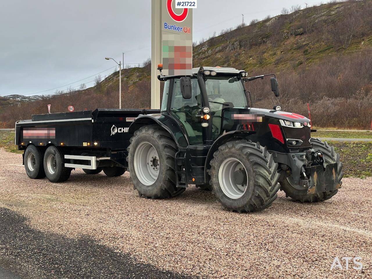 Massey Ferguson 7719 S 4x4 brøyterigget traktor m/ 2 sett dekk, snøfres og henger. SE VIDEO - טרקטור חקלאי: תמונה 5 Massey Ferguson 7719 S 4x4 brøyterigget traktor m/ 2 sett dekk, snøfres og henger. SE VIDEO - טרקטור חקלאי: תמונה 5