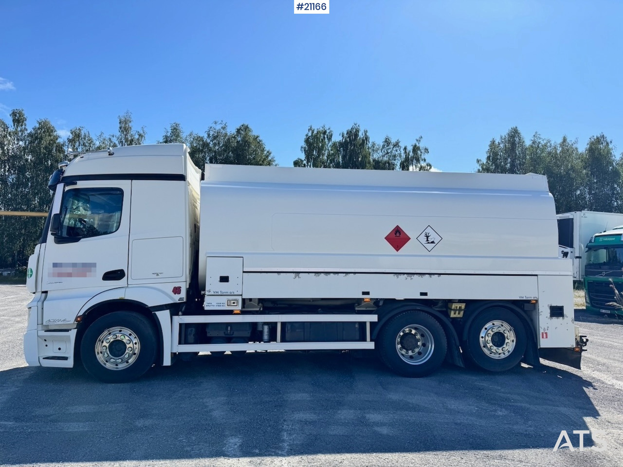 Mercedes Actros 2553 - משאית מכל: תמונה 3 Mercedes Actros 2553 - משאית מכל: תמונה 3