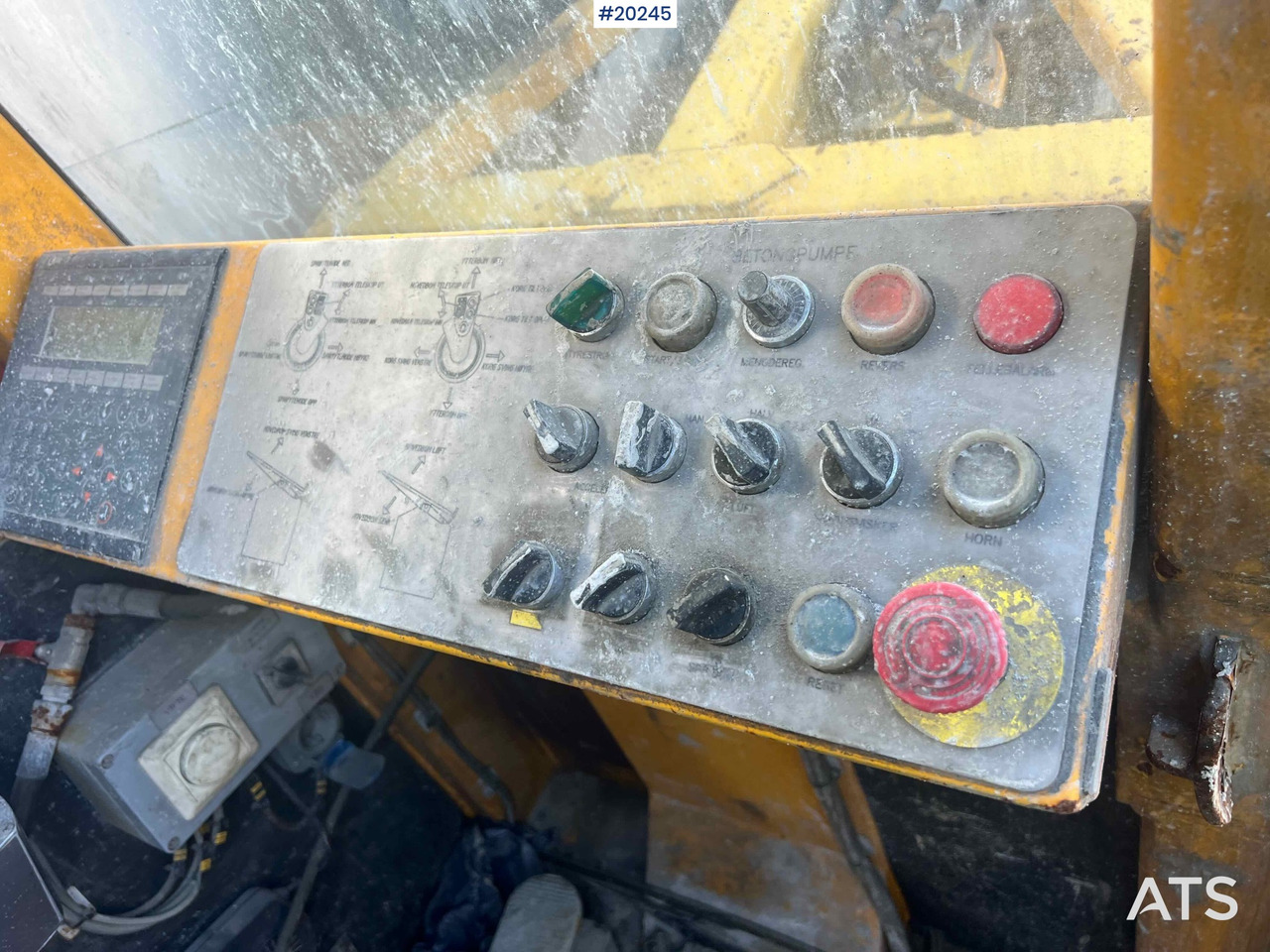 הַחכָּרָה Mercedes Actros 2641 6x4 M/ 2008 AMV 7450 Betong sprøyterigg påbygg Mercedes Actros 2641 6x4 M/ 2008 AMV 7450 Betong sprøyterigg påbygg: תמונה 13