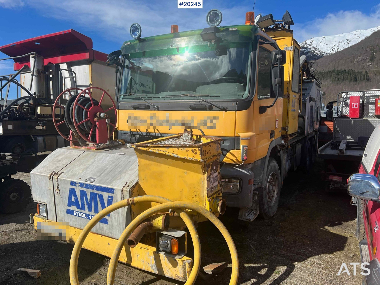 Mercedes Actros 2641 6x4 M/ 2008 AMV 7450 Betong sprøyterigg påbygg - משאית משאבת בטון: תמונה 4 Mercedes Actros 2641 6x4 M/ 2008 AMV 7450 Betong sprøyterigg påbygg - משאית משאבת בטון: תמונה 4