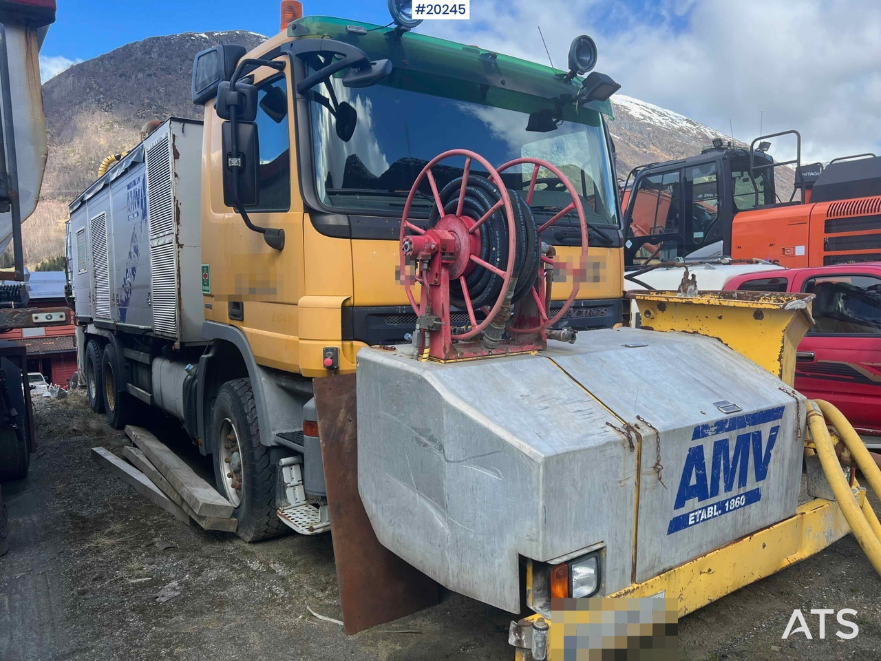 Mercedes Actros 2641 6x4 M/ 2008 AMV 7450 Betong sprøyterigg påbygg - משאית משאבת בטון: תמונה 1 Mercedes Actros 2641 6x4 M/ 2008 AMV 7450 Betong sprøyterigg påbygg - משאית משאבת בטון: תמונה 1