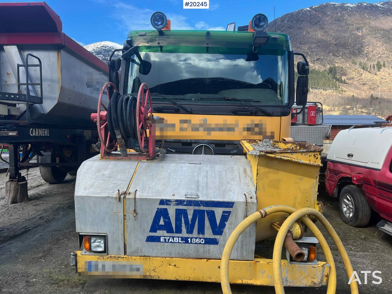 Mercedes Actros 2641 6x4 M/ 2008 AMV 7450 Betong sprøyterigg påbygg - משאית משאבת בטון: תמונה 2 Mercedes Actros 2641 6x4 M/ 2008 AMV 7450 Betong sprøyterigg påbygg - משאית משאבת בטון: תמונה 2