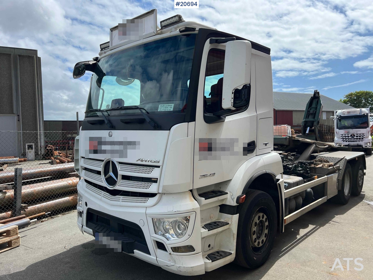 Mercedes Antos 2543 - משאית הרמת וו: תמונה 1 Mercedes Antos 2543 - משאית הרמת וו: תמונה 1