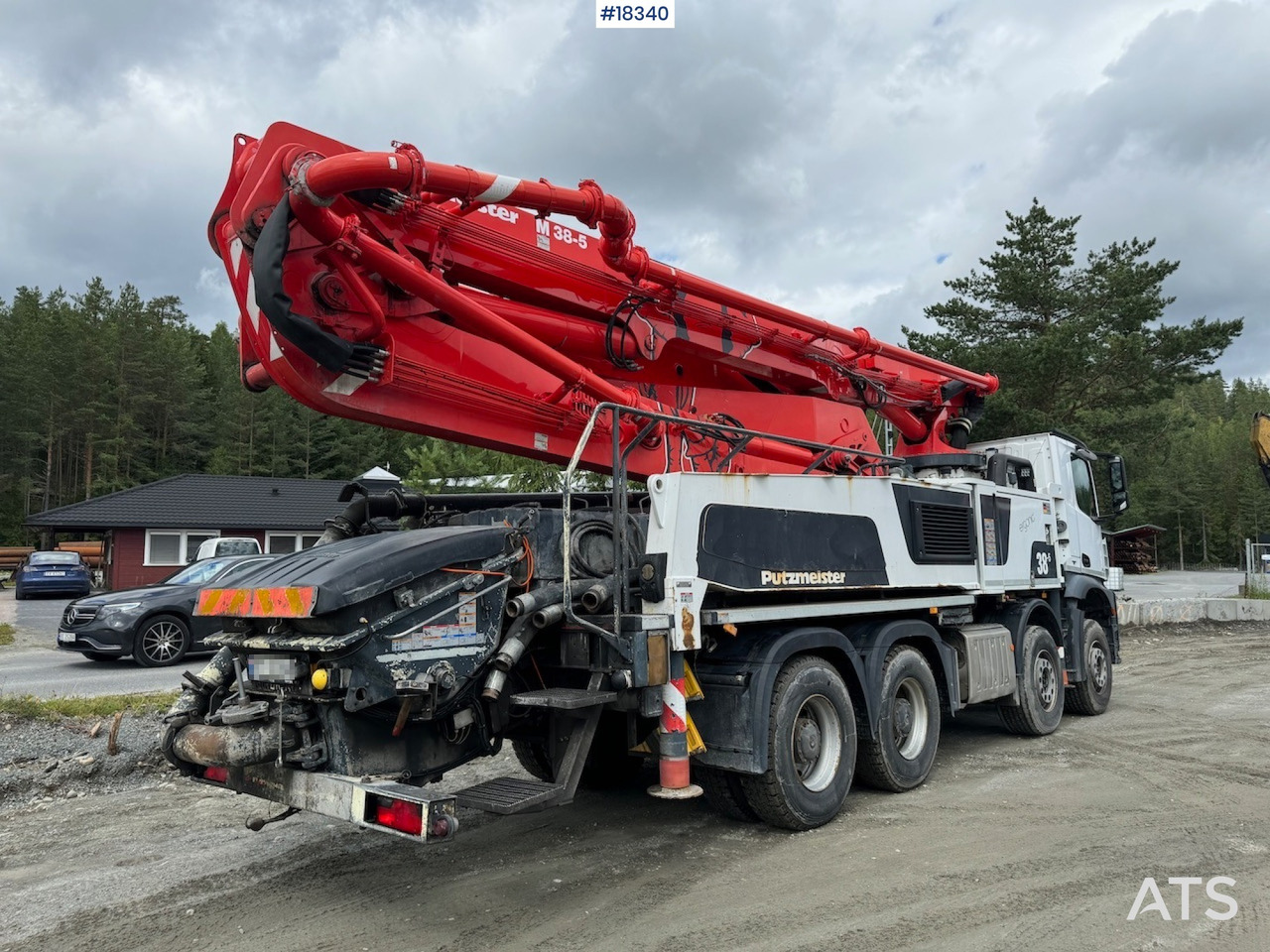 Mercedes Arocs - משאית משאבת בטון: תמונה 3 Mercedes Arocs - משאית משאבת בטון: תמונה 3
