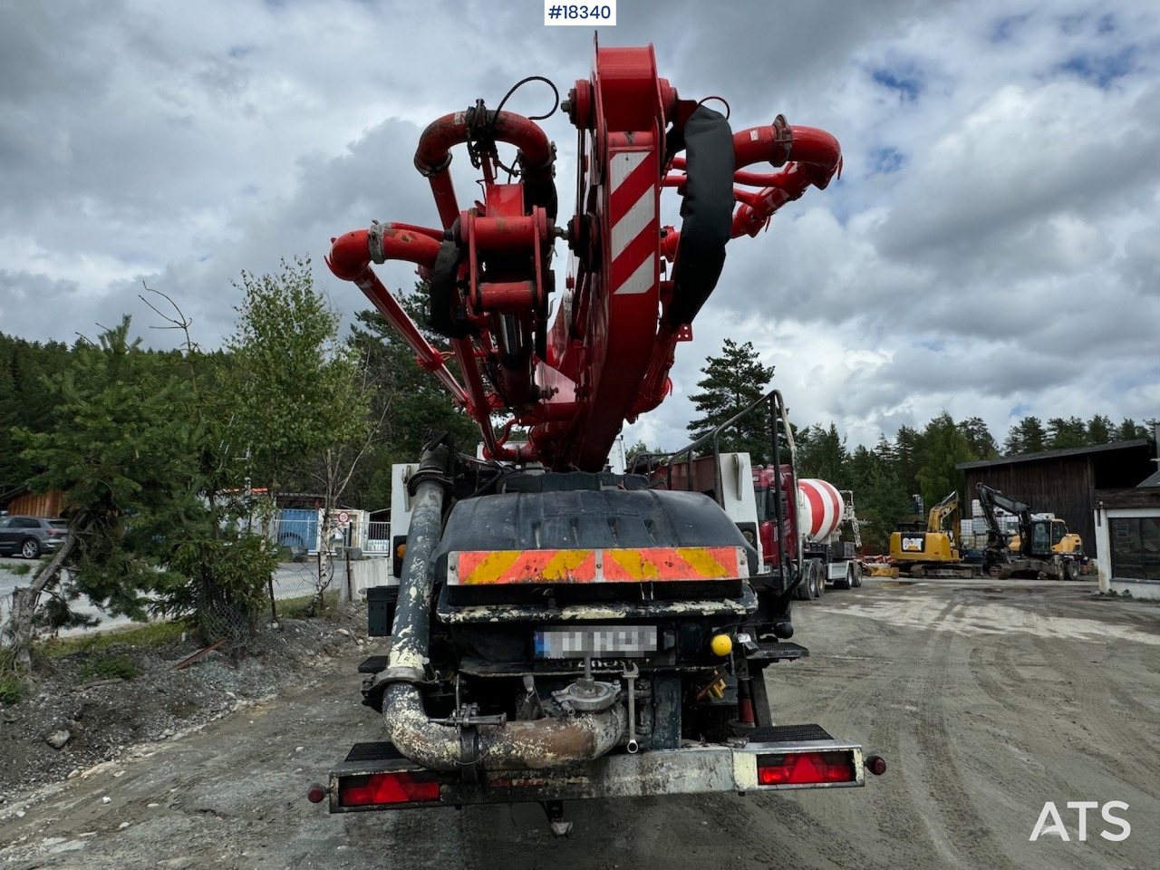 Mercedes Arocs - משאית משאבת בטון: תמונה 4 Mercedes Arocs - משאית משאבת בטון: תמונה 4