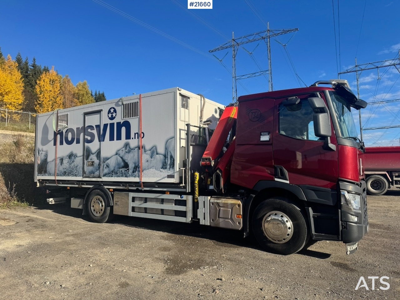 Renault Renault T380 6x2 Kranbil m/ 19 t/m Palfinger - משאית מנוף: תמונה 2 Renault Renault T380 6x2 Kranbil m/ 19 t/m Palfinger - משאית מנוף: תמונה 2