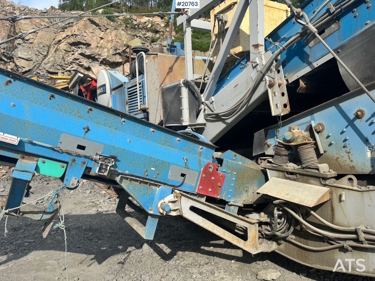 מגרסה Sandvik Ca. 2006 Sandvik 1208 Knuser med Sandvik hengesikt. God stand!: תמונה 45