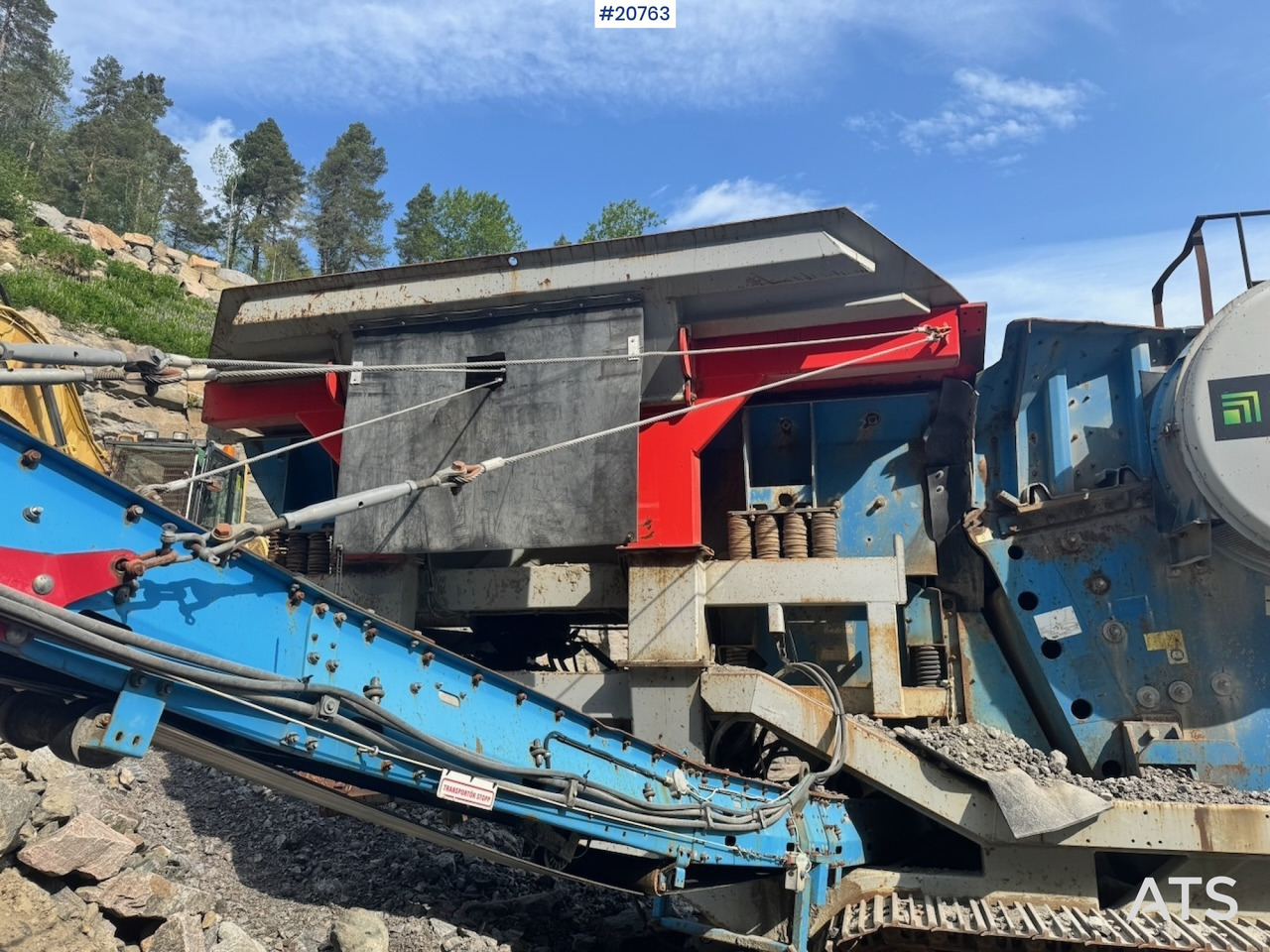 מגרסה Sandvik Ca. 2006 Sandvik 1208 Knuser med Sandvik hengesikt. God stand!: תמונה 40