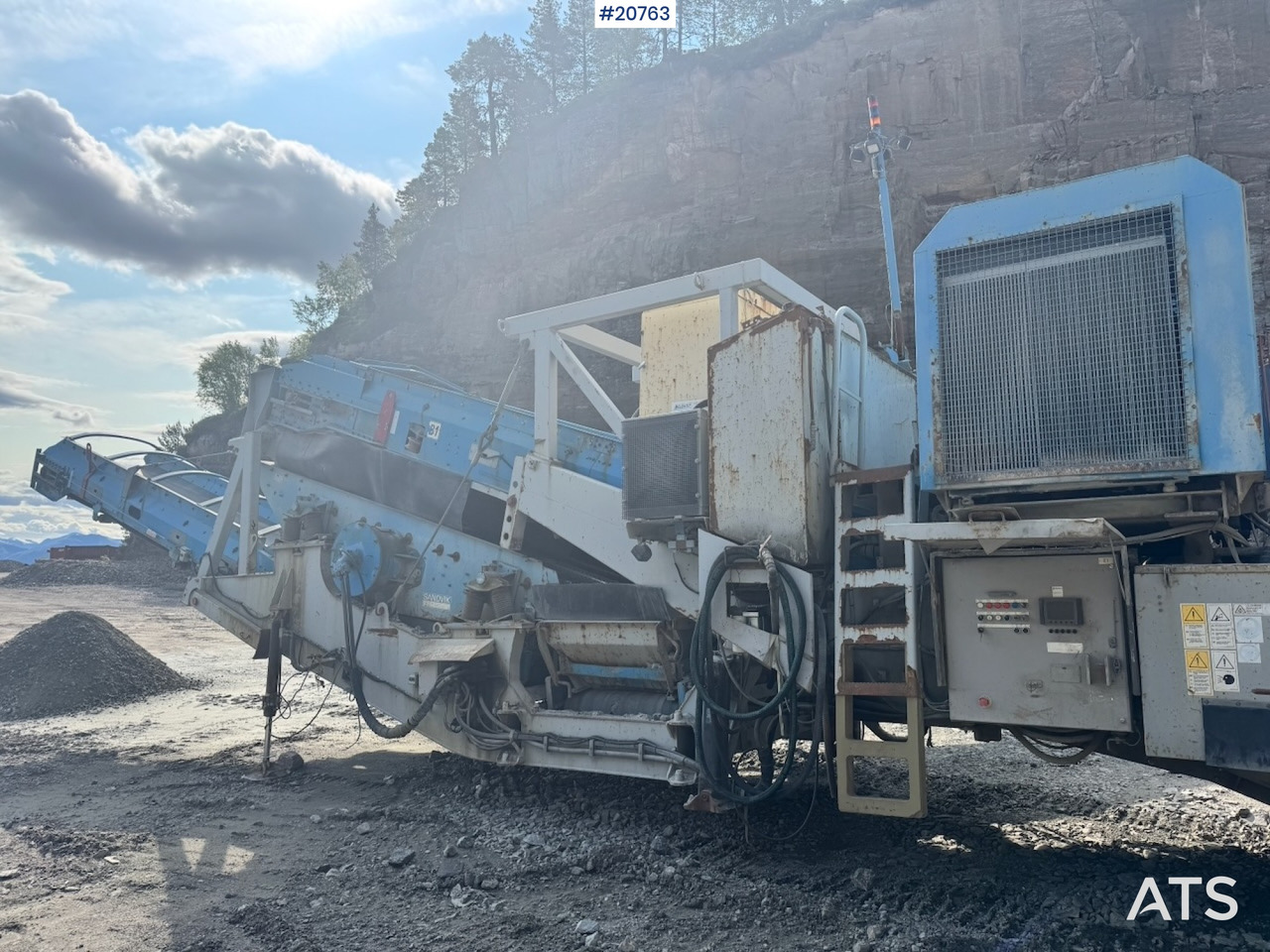 מגרסה Sandvik Ca. 2006 Sandvik 1208 Knuser med Sandvik hengesikt. God stand!: תמונה 13