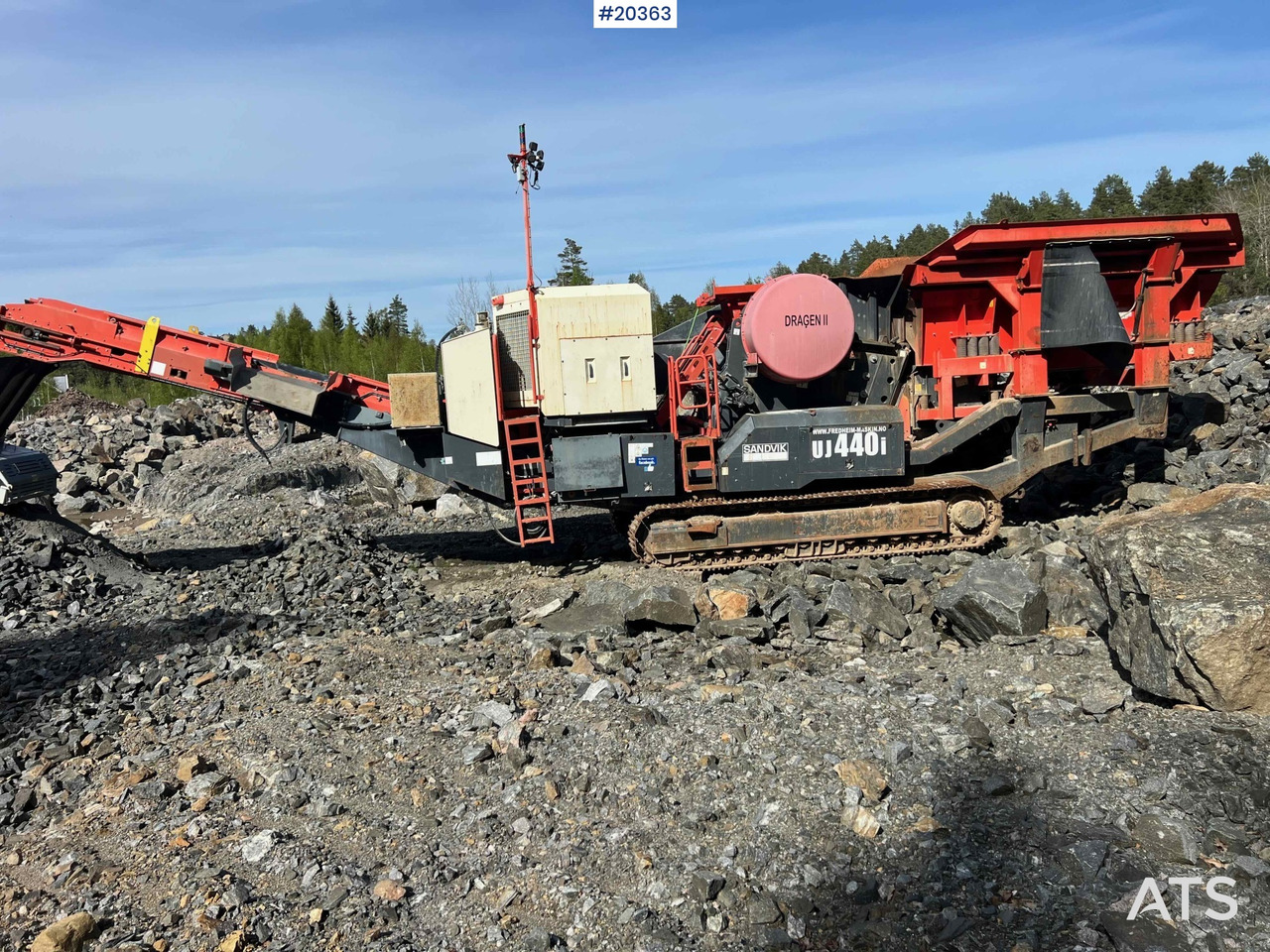 Sandvik UJ440I - מגרסת מלחציים: תמונה 4 Sandvik UJ440I - מגרסת מלחציים: תמונה 4
