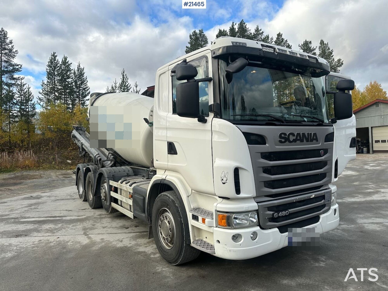 Scania G480 - משאית מערבלת בטון: תמונה 2 Scania G480 - משאית מערבלת בטון: תמונה 2