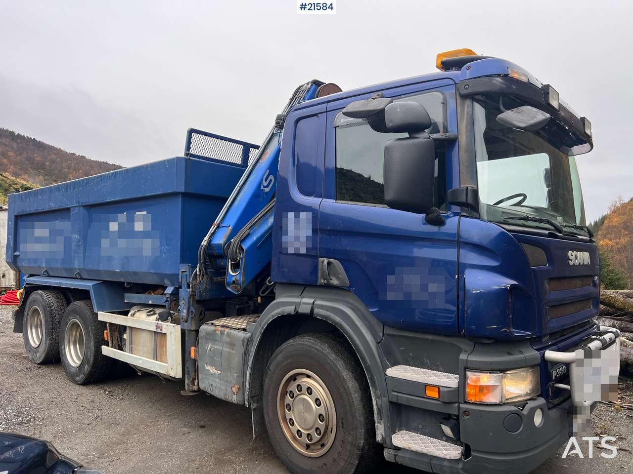 Scania P380 6x2 kranbil m/tipp, m/14t/ og m/Hiab kran - משאית מנוף: תמונה 3 Scania P380 6x2 kranbil m/tipp, m/14t/ og m/Hiab kran - משאית מנוף: תמונה 3