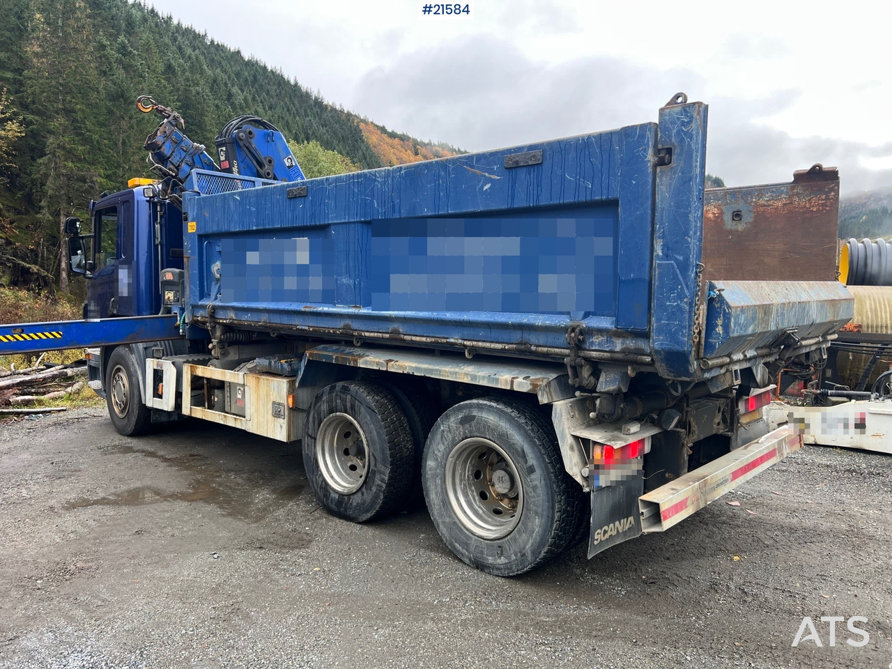 Scania P380 6x2 kranbil m/tipp, m/14t/ og m/Hiab kran - משאית מנוף: תמונה 5 Scania P380 6x2 kranbil m/tipp, m/14t/ og m/Hiab kran - משאית מנוף: תמונה 5