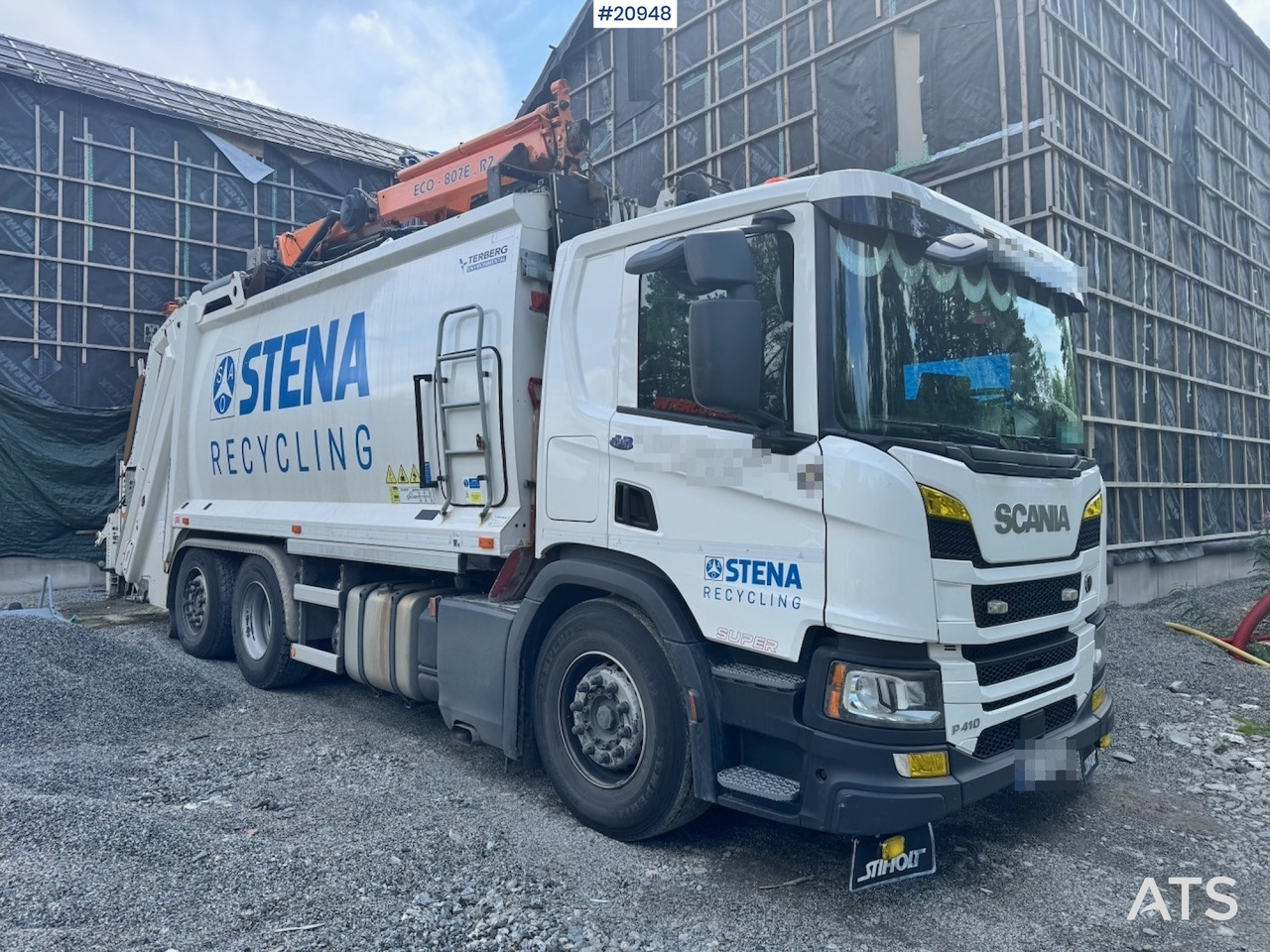 Scania P410 - משאית אשפה: תמונה 1 Scania P410 - משאית אשפה: תמונה 1