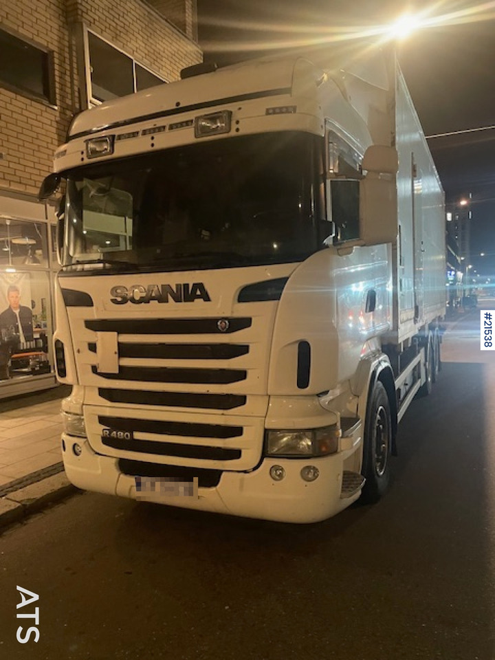 Scania R480 Skapbil m/ 2t lift - משאית תיבה: תמונה 3 Scania R480 Skapbil m/ 2t lift - משאית תיבה: תמונה 3
