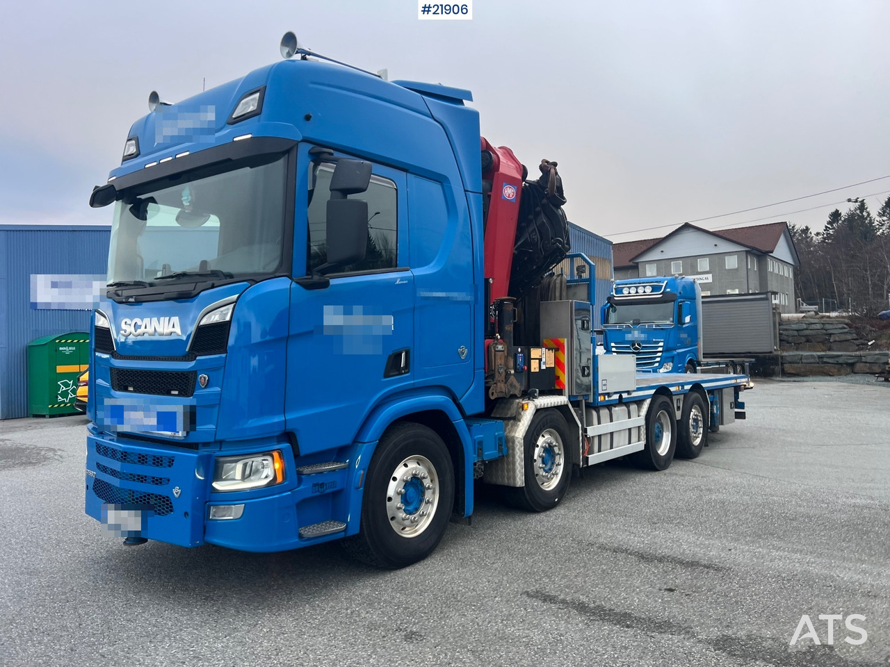 Scania R580 8x2 kranbil m/ 95t/m hmf kran, jibb , vinsj og konar planslep - משאית מנוף: תמונה 2 Scania R580 8x2 kranbil m/ 95t/m hmf kran, jibb , vinsj og konar planslep - משאית מנוף: תמונה 2