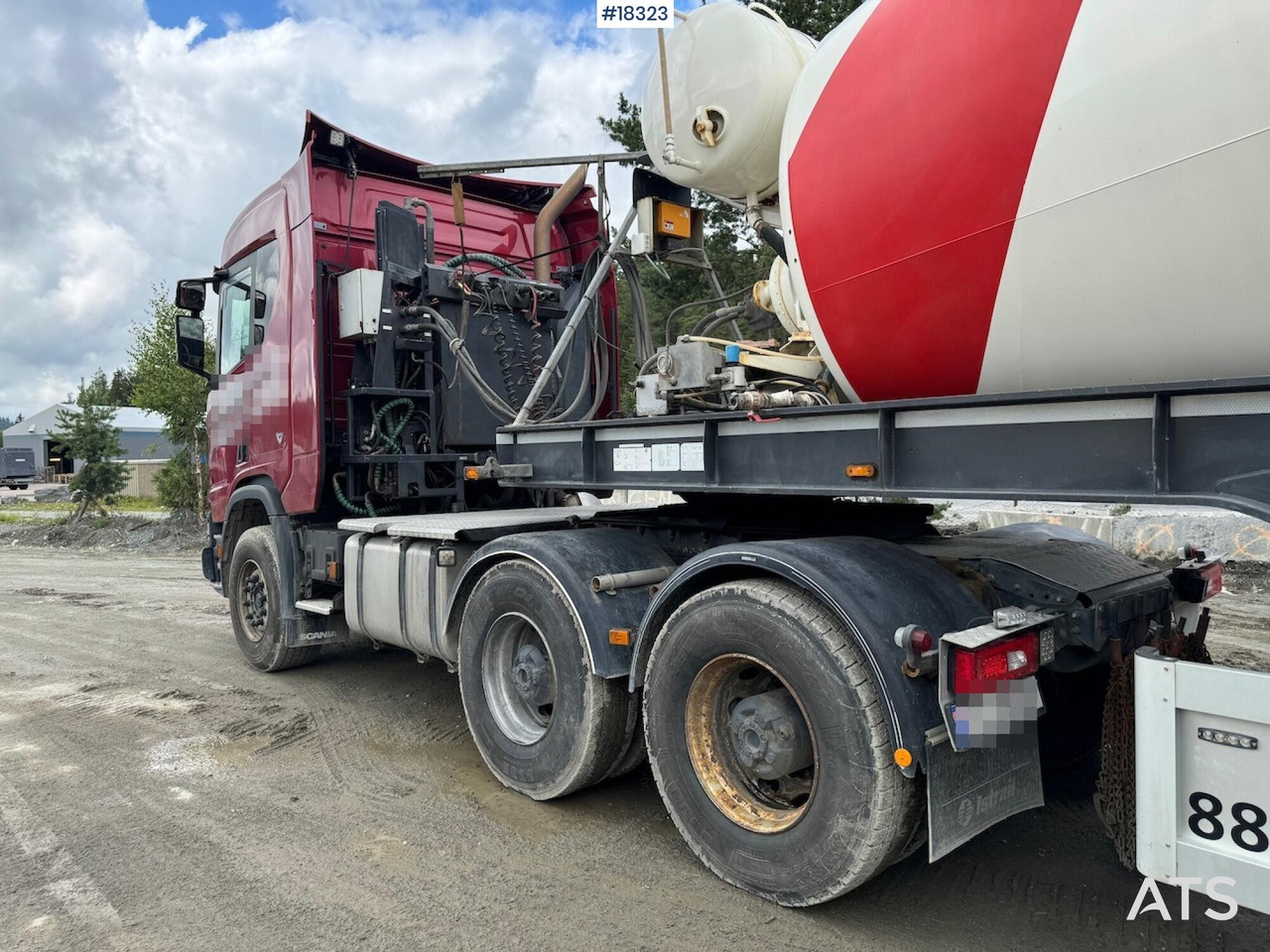 Scania R580 - משאית מערבלת בטון: תמונה 4 Scania R580 - משאית מערבלת בטון: תמונה 4