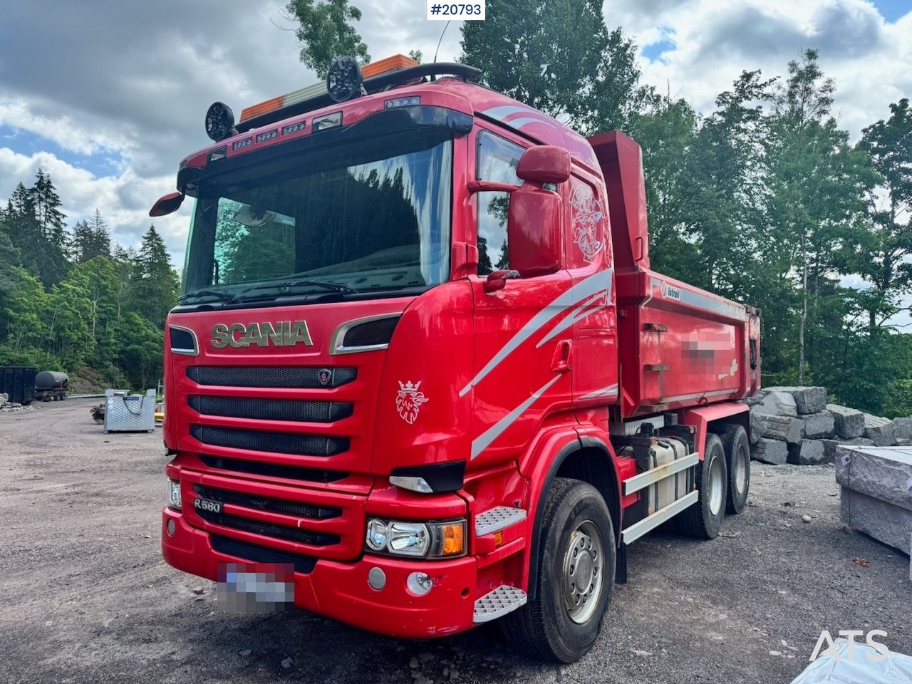 Scania R580 - מזהיר: תמונה 1 Scania R580 - מזהיר: תמונה 1