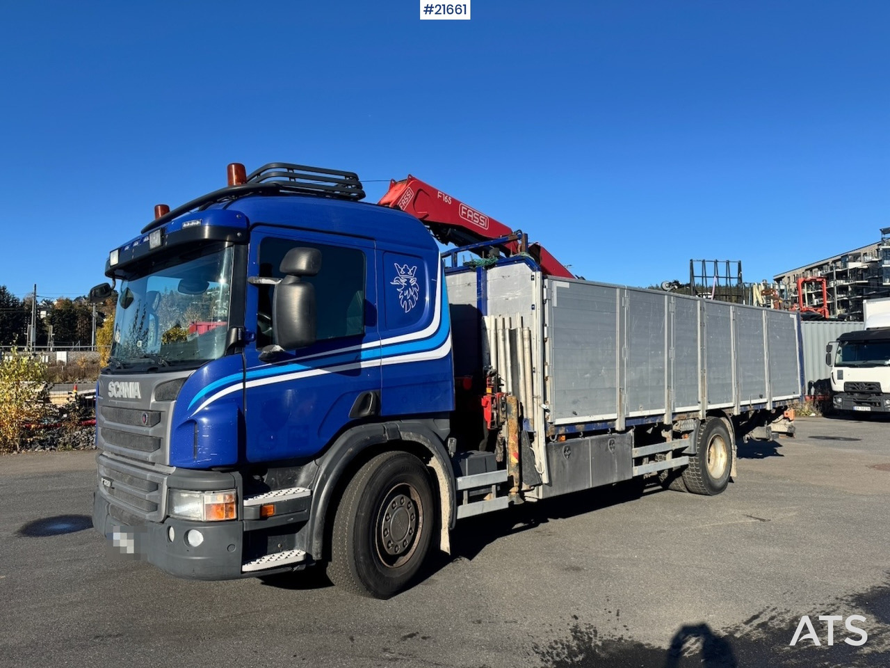 Scania Scania P320 4x2 Kranbil m/ 16,5 t/m Fassi kran og Løftelem. - משאית מנוף: תמונה 3 Scania Scania P320 4x2 Kranbil m/ 16,5 t/m Fassi kran og Løftelem. - משאית מנוף: תמונה 3