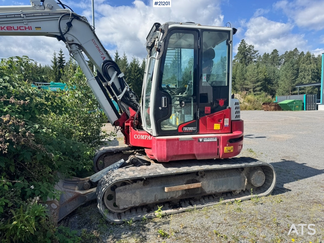 Takeuchi TB280FR - מחפר סורק: תמונה 1 Takeuchi TB280FR - מחפר סורק: תמונה 1