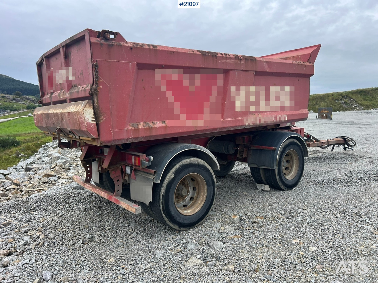 Triolift 2 akslet tipp henger - קרון נגרר עם מזהיר: תמונה 4 Triolift 2 akslet tipp henger - קרון נגרר עם מזהיר: תמונה 4