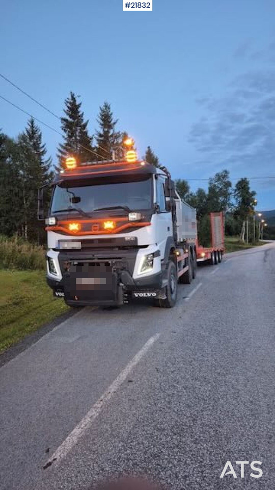 Volvo 2019 Volvo FMX 6x6 brøyterigget tippbil m/ 9,5 t/m kran, 2 sett dekk og lettkasse - מזהיר: תמונה 2 Volvo 2019 Volvo FMX 6x6 brøyterigget tippbil m/ 9,5 t/m kran, 2 sett dekk og lettkasse - מזהיר: תמונה 2