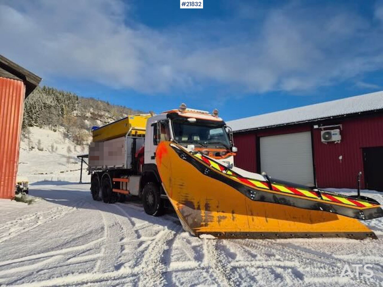 Volvo 2019 Volvo FMX 6x6 brøyterigget tippbil m/ 9,5 t/m kran, 2 sett dekk og lettkasse - מזהיר: תמונה 5 Volvo 2019 Volvo FMX 6x6 brøyterigget tippbil m/ 9,5 t/m kran, 2 sett dekk og lettkasse - מזהיר: תמונה 5