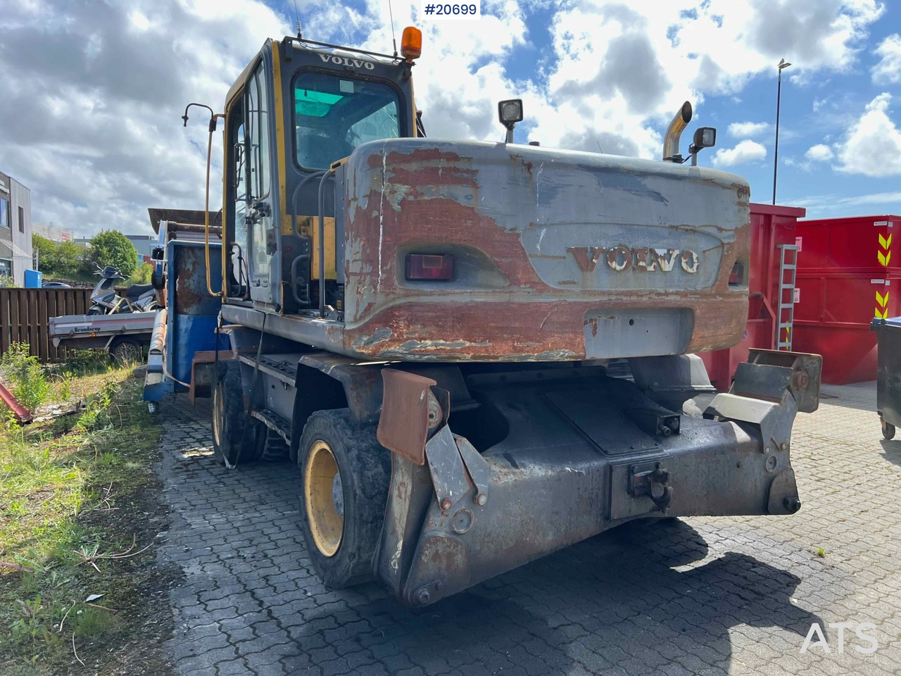 Volvo EW160B hjulmaskin m/ støtte bein og skjær - מעמיס גלגלים: תמונה 2 Volvo EW160B hjulmaskin m/ støtte bein og skjær - מעמיס גלגלים: תמונה 2